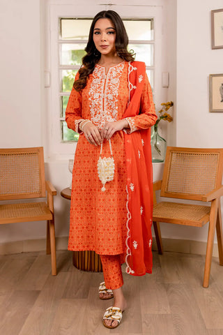 Rashid Textile Allure Luxury Embroidered Cambric Unstitched 3pc suit 8112