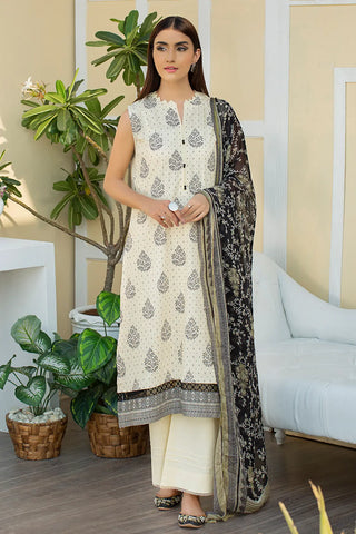 RASHID TEXTILE MIRAL LUXURY PRINTED CAMBRIC 3PC SUIT 8121