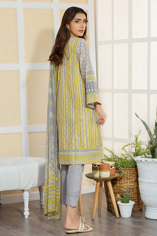 RASHID TEXTILE MIRAL LUXURY PRINTED CAMBRIC 3PC SUIT 8122