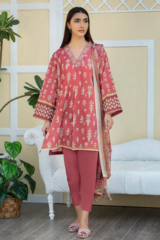 RASHID TEXTILE MIRAL LUXURY PRINTED CAMBRIC 3PC SUIT 8127