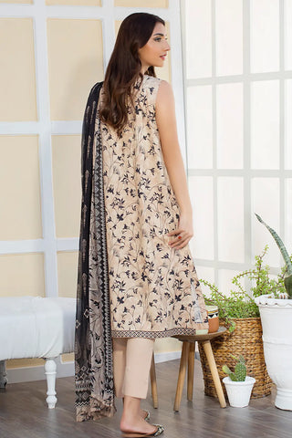 RASHID TEXTILE MIRAL LUXURY PRINTED CAMBRIC 3PC SUIT 8129