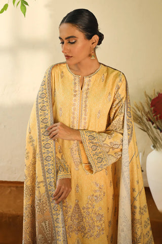 Rashid Textile Hazel Premium Embroidered Karandi Unstitched 3pc suit 8202