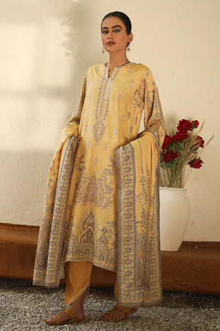 Rashid Textile Hazel Premium Embroidered Karandi Unstitched 3pc suit 8202