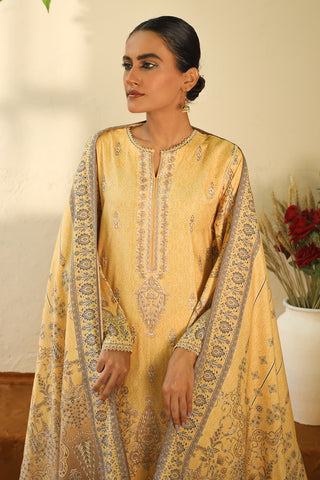 Rashid Textile Hazel Premium Embroidered Karandi Unstitched 3pc suit 8202