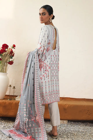Rashid Textile Hazel Premium Embroidered Karandi Unstitched 3pc suit 8205