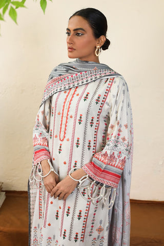 Rashid Textile Hazel Premium Embroidered Karandi Unstitched 3pc suit 8205