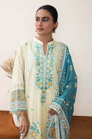 Rashid Textile Hazel Premium Embroidered Karandi Unstitched 3pc suit 8206