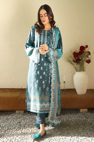 Rashid Textile Hazel Premium Embroidered Karandi Unstitched 3pc suit 8207