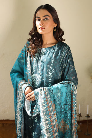 Rashid Textile Hazel Premium Embroidered Karandi Unstitched 3pc suit 8207