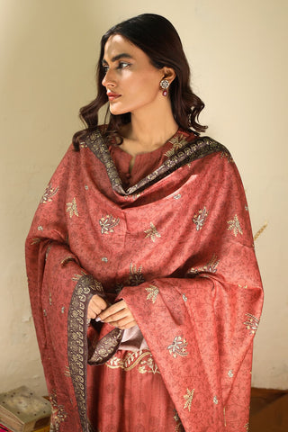 Rashid Textile Hazel Premium Embroidered Karandi Unstitched 3pc suit 8208