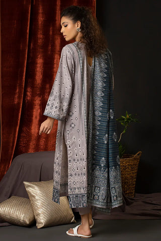 Rashid Textile Aadab Embroidered Khaddar unstitched 3pc suit 8305