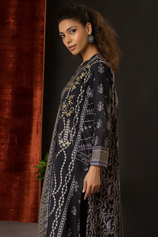 Rashid Textile Aadab Embroidered Khaddar unstitched 3pc suit 8309