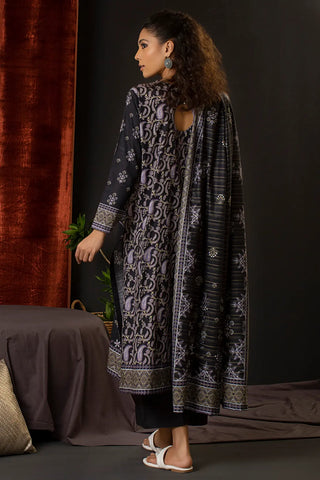 Rashid Textile Aadab Embroidered Khaddar unstitched 3pc suit 8309