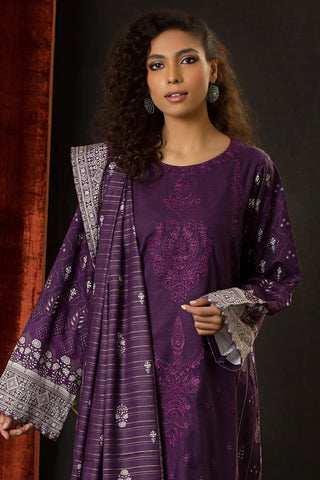 Rashid Textile Aadab Embroidered Khaddar unstitched 3pc suit 8310