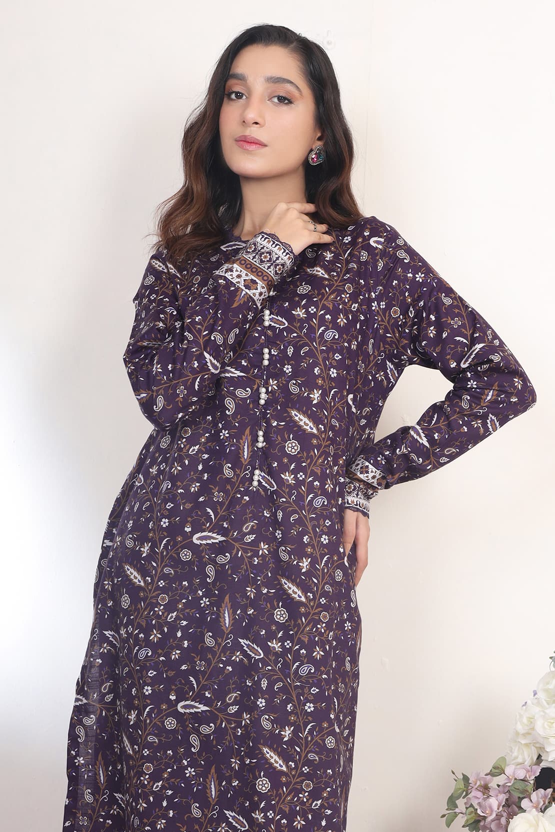 Rashid Textile Regent Digitally Printed Khaddar 2pc Unstitched  D-8337