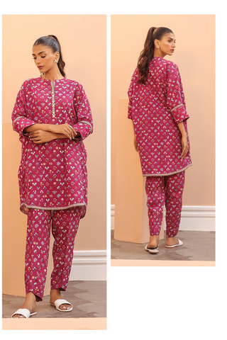 Zellbury Digital Printed Khaddar Unstitched 2pc suit WUW23X20717