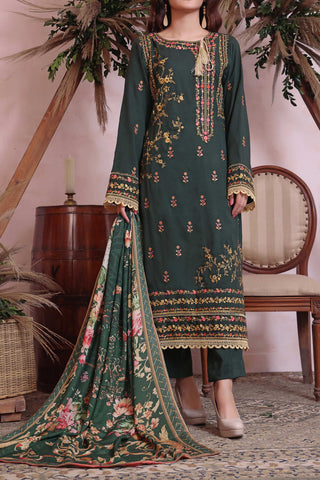 NAYAB LEATHER WINTER 3PC UNSTITCHED SUIT D-05