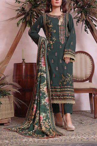 NAYAB LEATHER WINTER 3PC UNSTITCHED SUIT D-05
