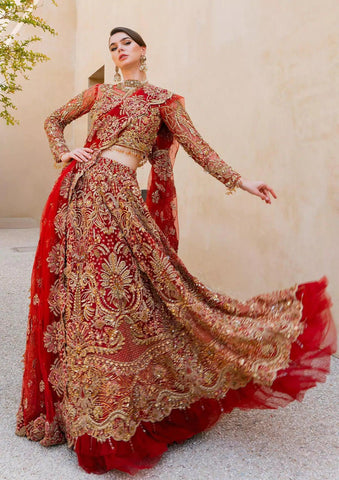 Elaf Premium Evara Unstitched Wedding Formal 3Pc Suit EEB-04 MARHABA
