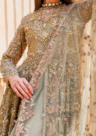 Elaf Premium Evara Unstitched Wedding Formal 3Pc Suit EEB-08 RANIA