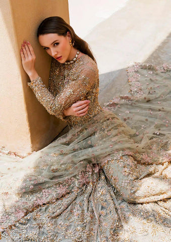 Elaf Premium Evara Unstitched Wedding Formal 3Pc Suit EEB-08 RANIA
