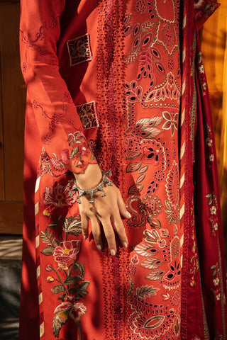 RANG RASIYA EMB KARANDI DEHK MAGAR PYAR SE UNSTITCHED SUIT-GUL BANO