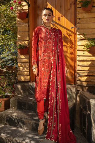 RANG RASIYA EMB KARANDI DEHK MAGAR PYAR SE UNSTITCHED SUIT-GUL BANO
