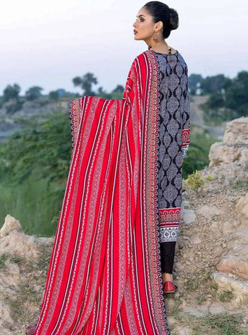 Gul Ahmed 3 Pc Unstiched Linen Dress (GR-03)