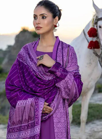 Gul Ahmed 3 Pc Unstiched Linen Dress (GR-11)