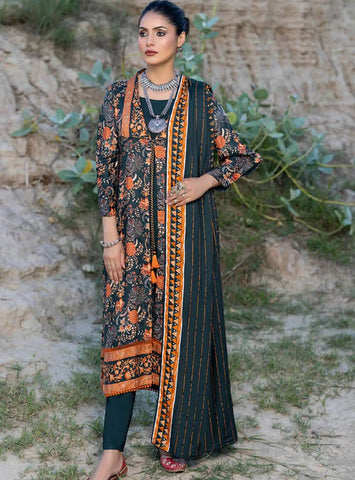 Gul Ahmed 3 Pc Unstiched Linen Dress (GR-13)