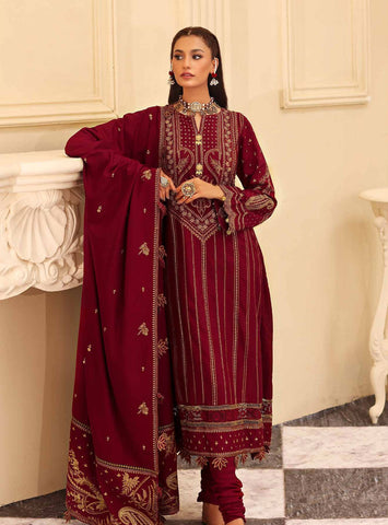 Gul Ahmed 3 Pc Pashmina Shawl Unstitched Dress (PS 01)