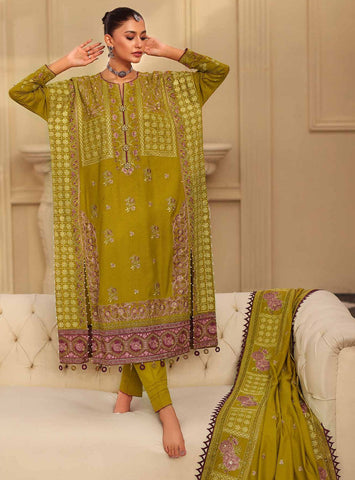 Gul Ahmed 3 Pc Pashmina Shawl Unstitched Dress (PS 03)