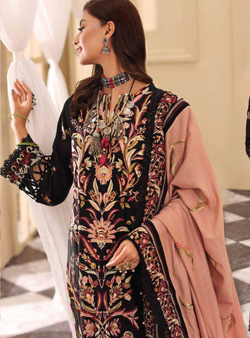 Gul Ahmed 3 Pc Pashmina Shawl Unstitched Dress (PS 07)
