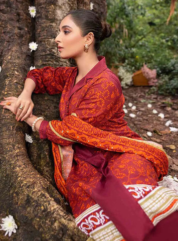 Gul Ahmed 3 Pc Unstitched Khaddar Dress (GA-11)