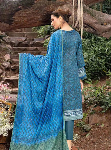 Gul Ahmed 3 Pc Unstitched Khaddar Dress (GA-03)