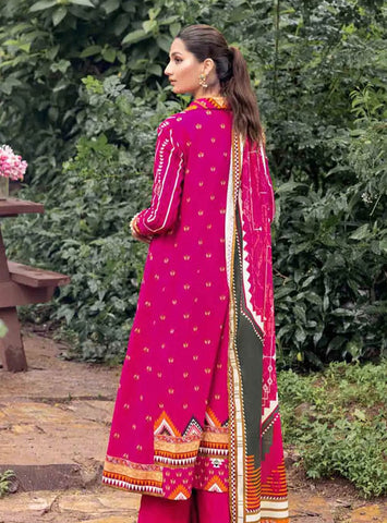 Gul Ahmed 3 Pc Unstitched Khaddar Dress (GA-05)