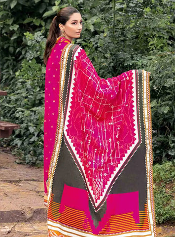 Gul Ahmed 3 Pc Unstitched Khaddar Dress (GA-05)