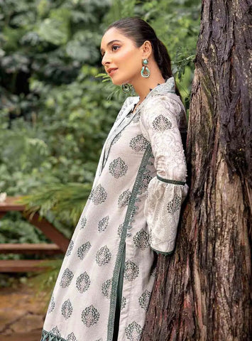 Gul Ahmed 3 Pc Unstitched Khaddar Dress (GA-06)