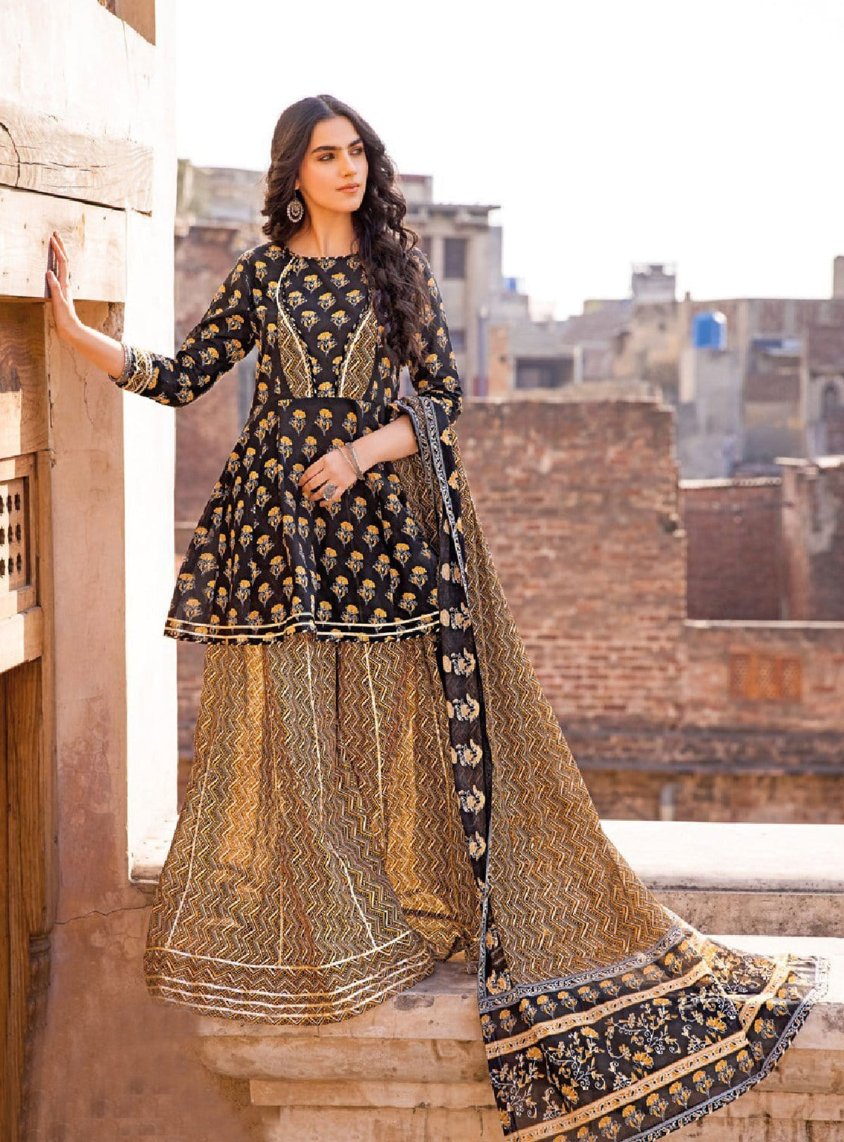 Gul Ahmed Vintage Garden Dress (MS-613)