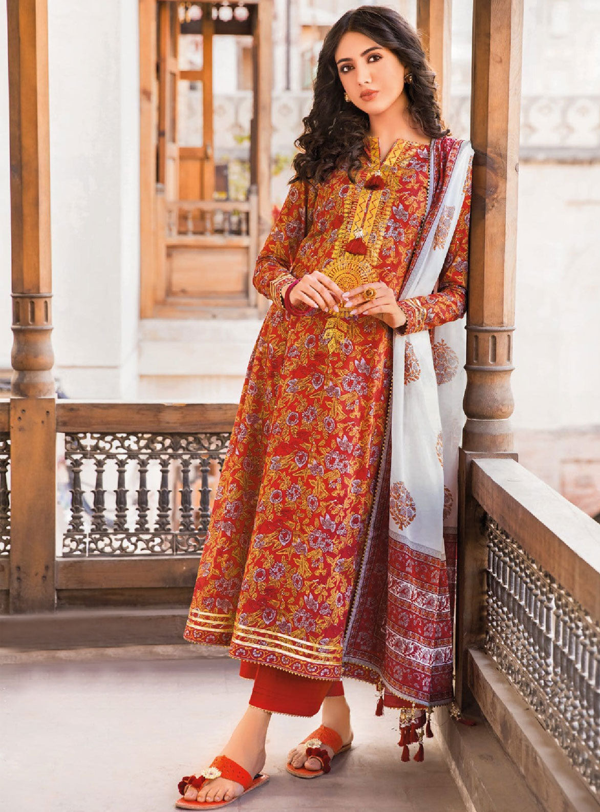 Gul Ahmed Vintage Garden Dress (MS-621)