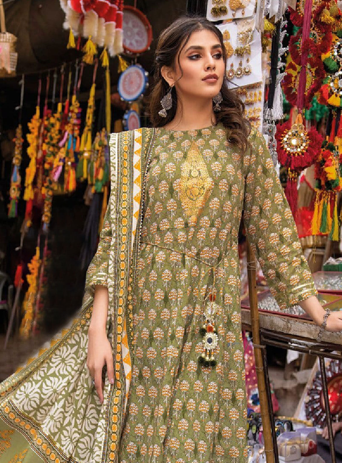 Gul Ahmed Vintage Garden Dress (MS-635)