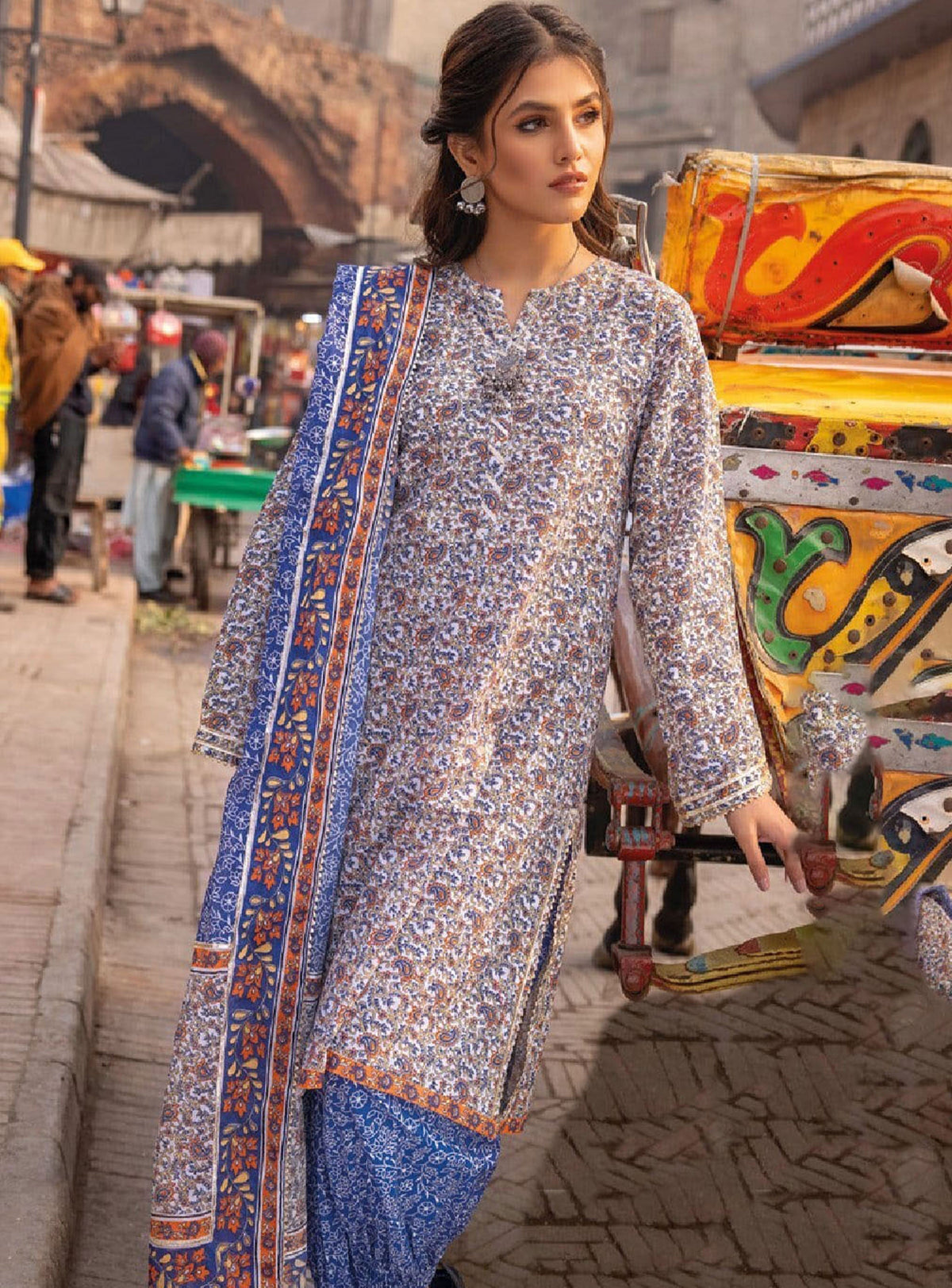 Gul Ahmed Vintage Garden Dress (MS-639)