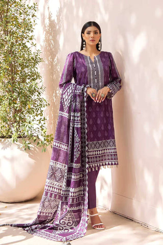 Khas Home Fashion Rutbah 3Pcs Unstitched Khaddar Suit KKE-2214