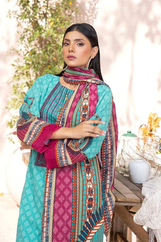 Khas Home Fashion Rutbah 3Pcs Unstitched Khaddar Suit KKE-2215
