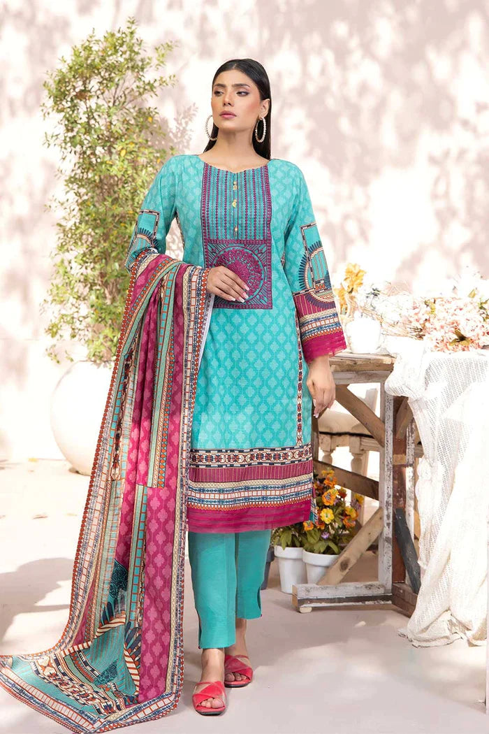 Khas Home Fashion Rutbah 3Pcs Unstitched Khaddar Suit KKE-2215