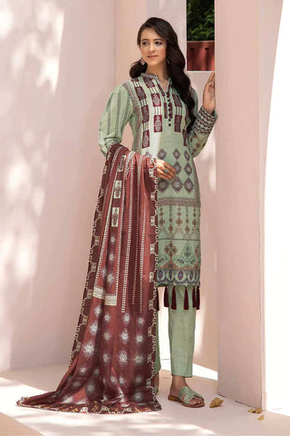 Khas Home Fashion Rutbah 3 Pcs Unstitched Khaddar Suit KKH-2196