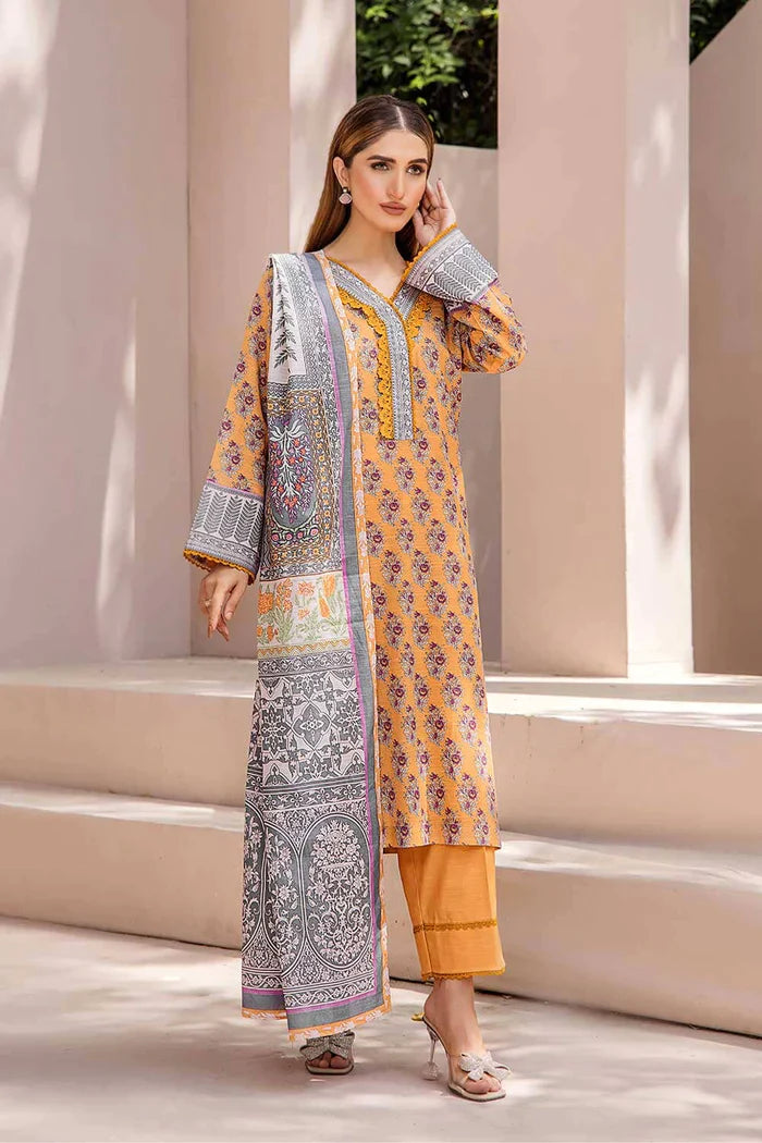 Khas Fashion Rozanah Khaddar 3pc Suit KKH-2217