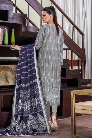Khas Fashion Rozanah Khaddar 3pc Suit KKH-2221