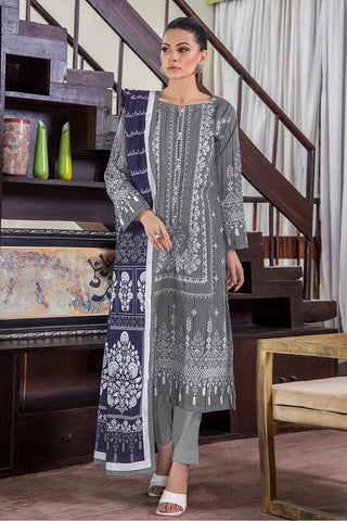 Khas Fashion Rozanah Khaddar 3pc Suit KKH-2221
