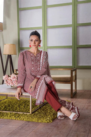 Khas Fashion Rozanah Khaddar 3pc Suit KKH-2223